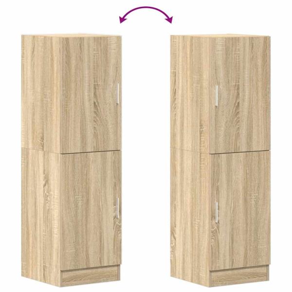 Küchenschrank Sonoma-Eiche 38x41,5x131,5 cm Holzwerkstoff