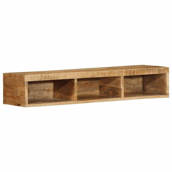 ARDEBO.de - TV-Wandschrank 100x30x19 cm Raues Mangoholz