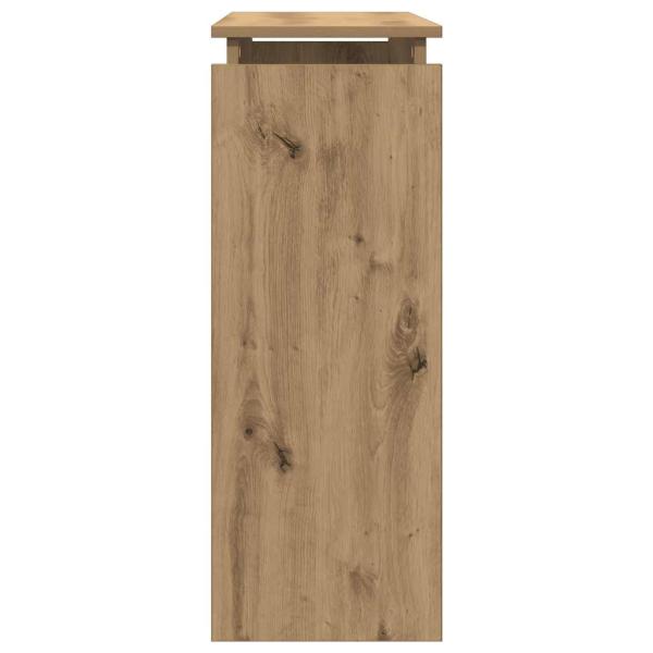 Konsolentisch Artisan-Eiche 80x30x80 cm Holzwerkstoff