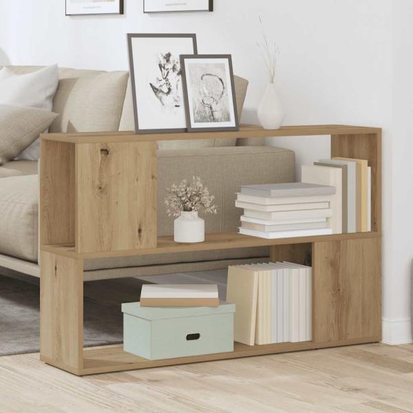 Bücherregal Artisan-Eiche 100x24x63 cm Holzwerkstoff