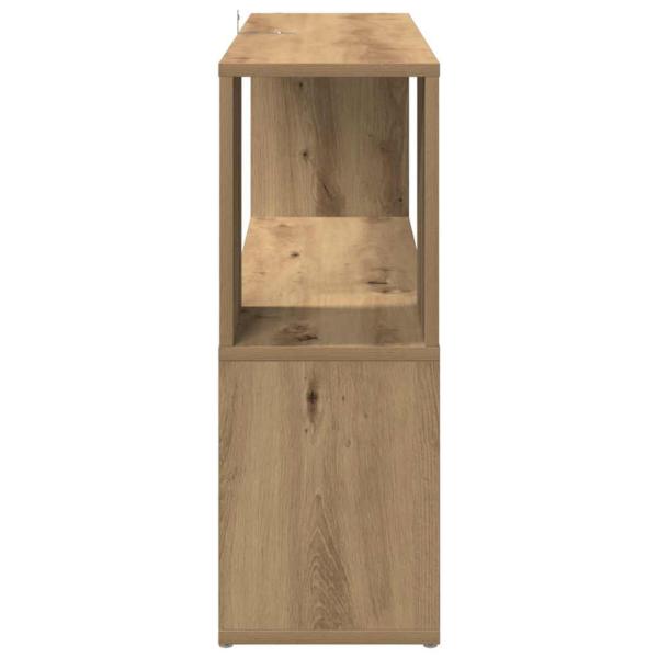 Bücherregal Artisan-Eiche 100x24x63 cm Holzwerkstoff