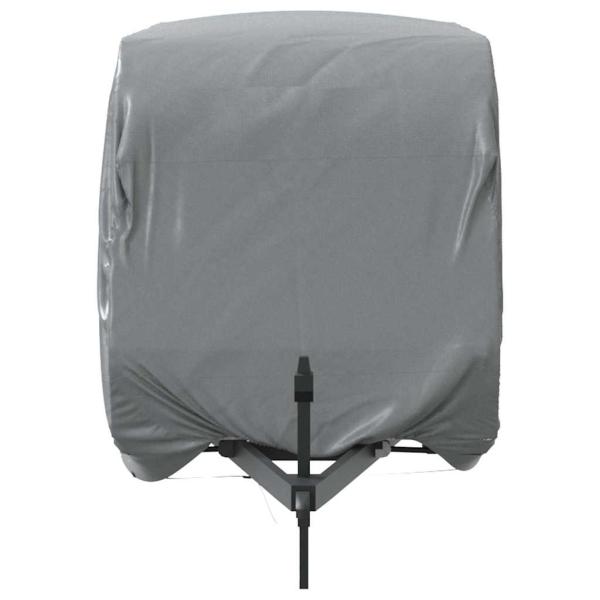 Schutzhülle für Wohnwagen Grau 670x250x220 cm Vliesstoff