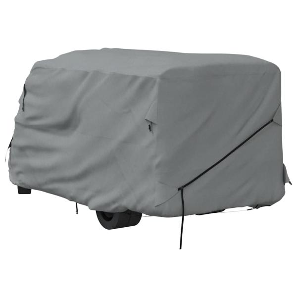 Schutzhülle für Wohnmobil Grau 610x235x275 cm Vliesstoff
