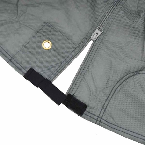 Schutzhülle für Wohnmobil Grau 610x235x275 cm Vliesstoff