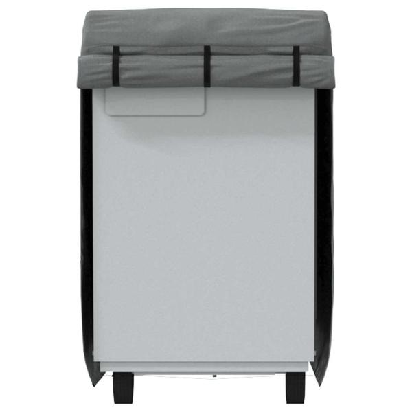 Schutzhülle für Pferdeanhänger Grau 334x148x230 cm Vliesstoff