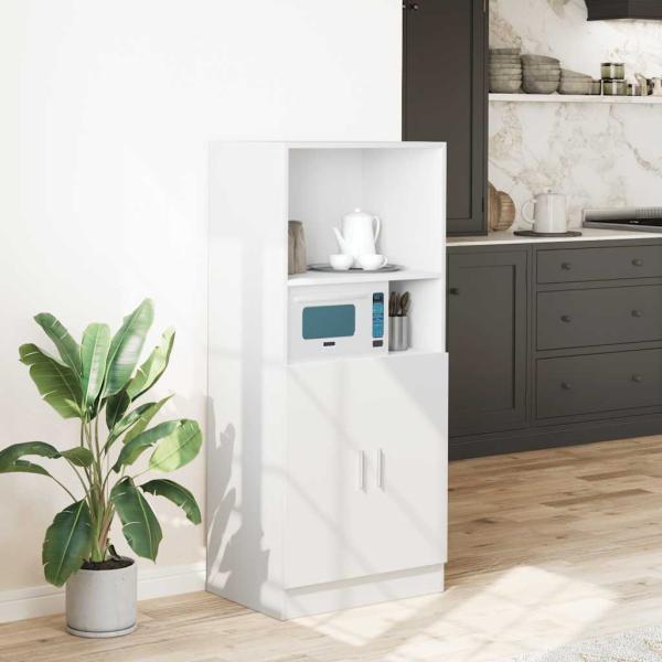ARDEBO.de - Küchenschrank Weiß 57x41,5x131,5 cm Holzwerkstoff