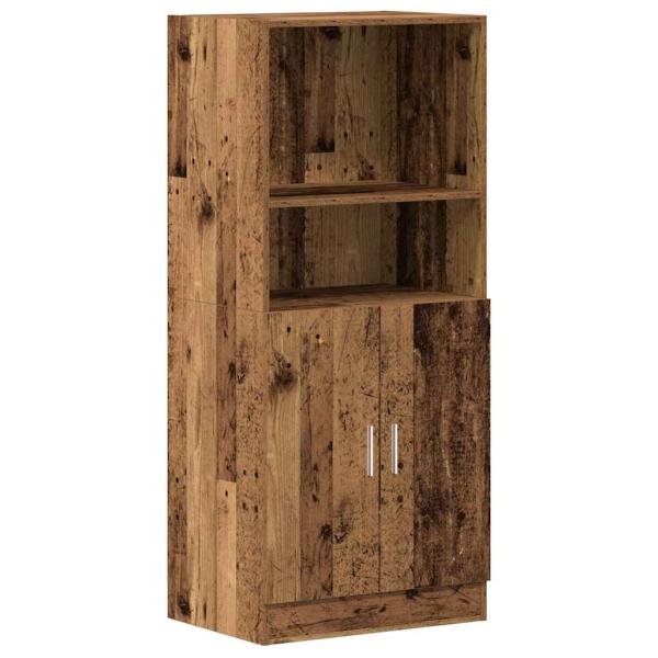 Küchenschrank Altholz-Optik 57x41,5x131,5 cm Holzwerkstoff