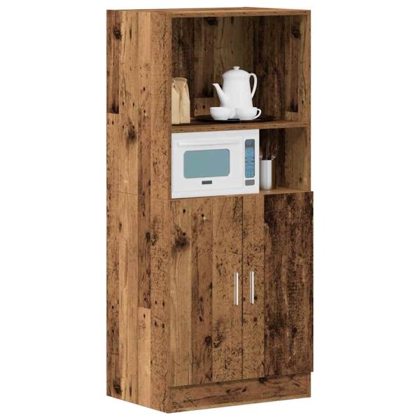 Küchenschrank Altholz-Optik 57x41,5x131,5 cm Holzwerkstoff