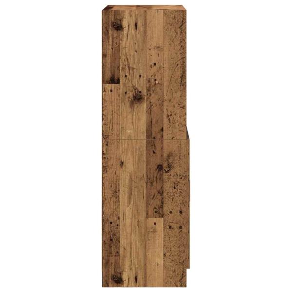Küchenschrank Altholz-Optik 57x41,5x131,5 cm Holzwerkstoff