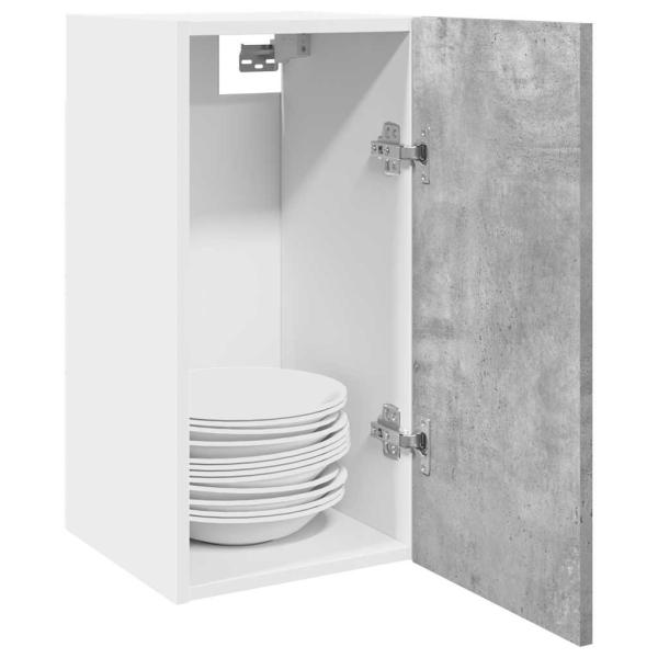 ARDEBO.de - Hängeschrank Betongrau 30x31x60 cm Holzwerkstoff
