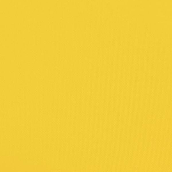 Fahrradanhänger für Haustiere Gelb Oxford-Gewebe und Eisen