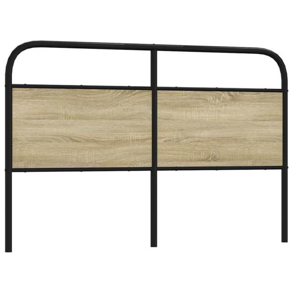 ARDEBO.de - Kopfteil Sonoma-Eiche 150 cm Stahl und Holzwerkstoff