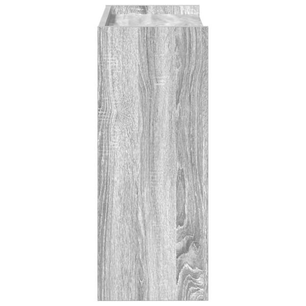 Schuhregal Grau Sonoma 60x25x62 cm Holzwerkstoff