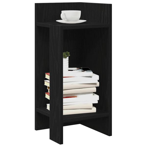 ARDEBO.de - Beistelltische 2 Stk. mit Ablage Schwarz 25,5x27x60 cm