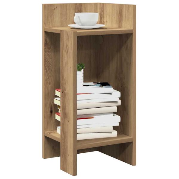 ARDEBO.de - Beistelltisch mit Ablage Artisan-Eiche 25,5x27x60 cm