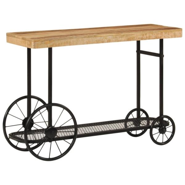 ARDEBO.de - Konsolentisch 112x36x76 cm Massivholz Mango und Eisen