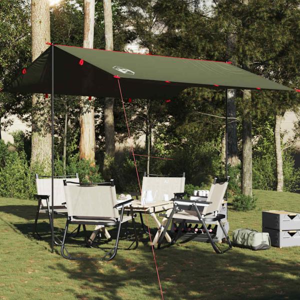 ARDEBO.de - Tarp Olivgrün 306x306 cm Wasserdicht