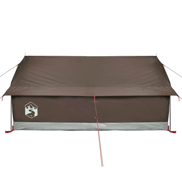 Campingzelt 2 Personen Braun Wasserdicht