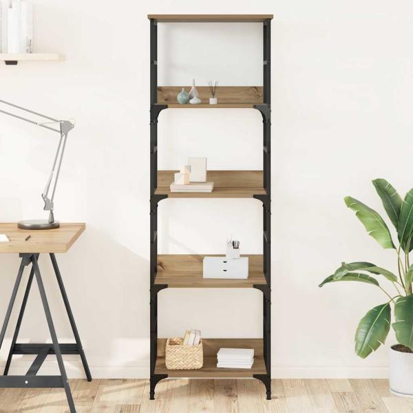 ARDEBO.de - Bücherregal Artisan-Eiche 50x33x153 cm Holzwerkstoff