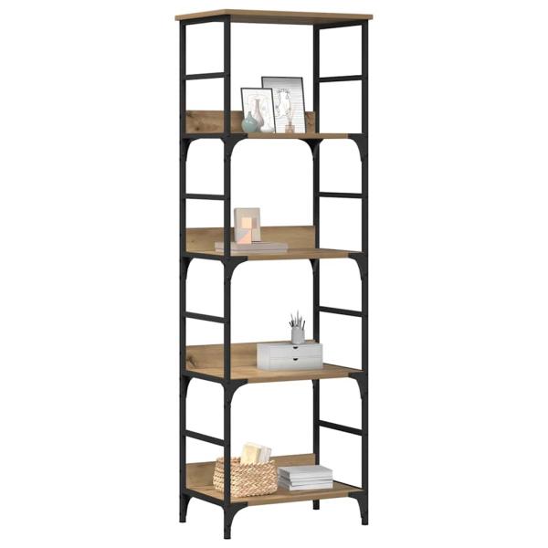 Bücherregal Artisan-Eiche 50x33x153 cm Holzwerkstoff