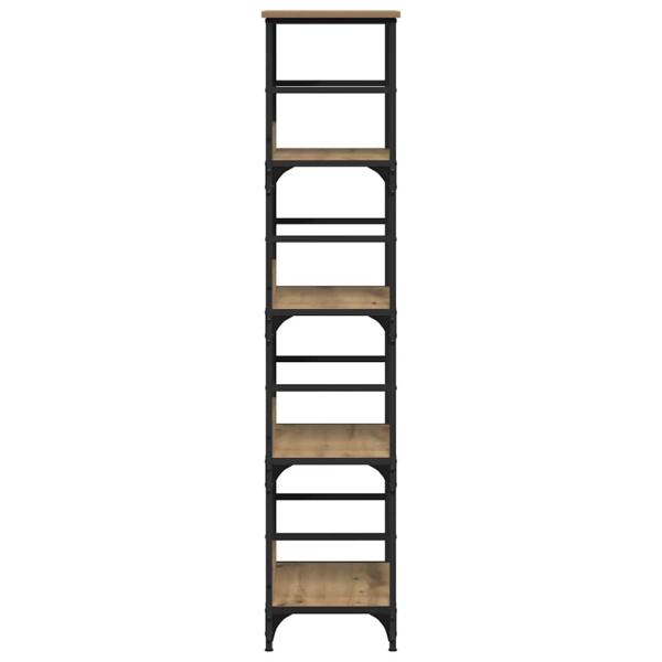 Bücherregal Artisan-Eiche 50x33x153 cm Holzwerkstoff