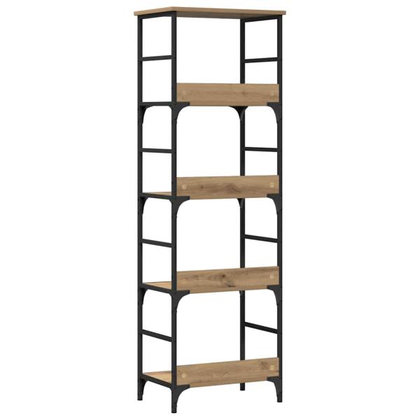 Bücherregal Artisan-Eiche 50x33x153 cm Holzwerkstoff