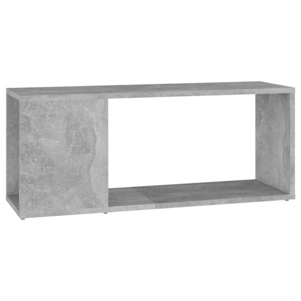 TV-Schrank Betongrau 80x24x32 cm Holzwerkstoff