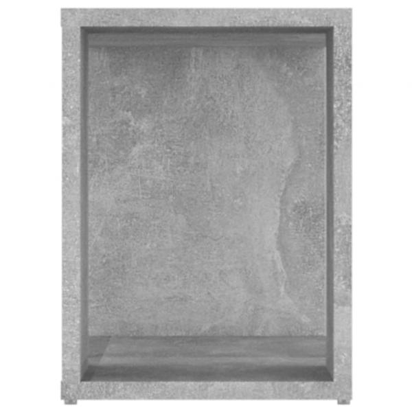 TV-Schrank Betongrau 80x24x32 cm Holzwerkstoff