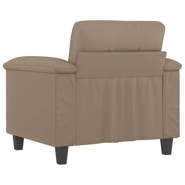 Sessel Cappuccino-Braun 60 cm Kunstleder
