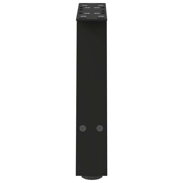 Couchtischbeine A-Form 2 Stk. Schwarz 50x(30-31) cm Stahl