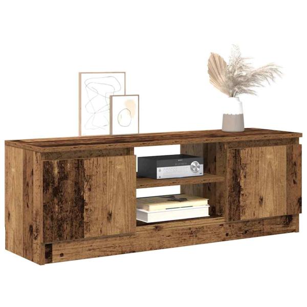 ARDEBO.de - TV-Schrank Altholz-Optik 102x30x36 cm Holzwerkstoff
