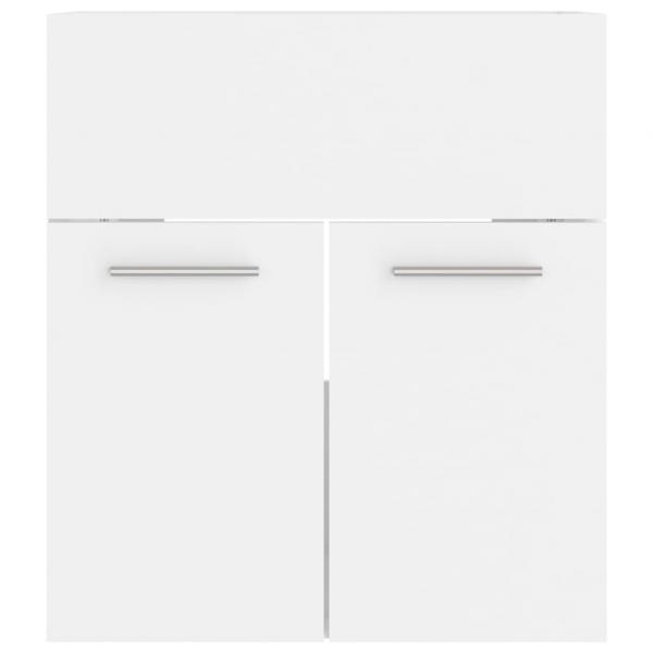 Waschbeckenunterschrank Weiß 41x38,5x46 cm Holzwerkstoff