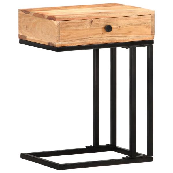 Beistelltisch U-Form 45x30x61 cm Akazie Massivholz