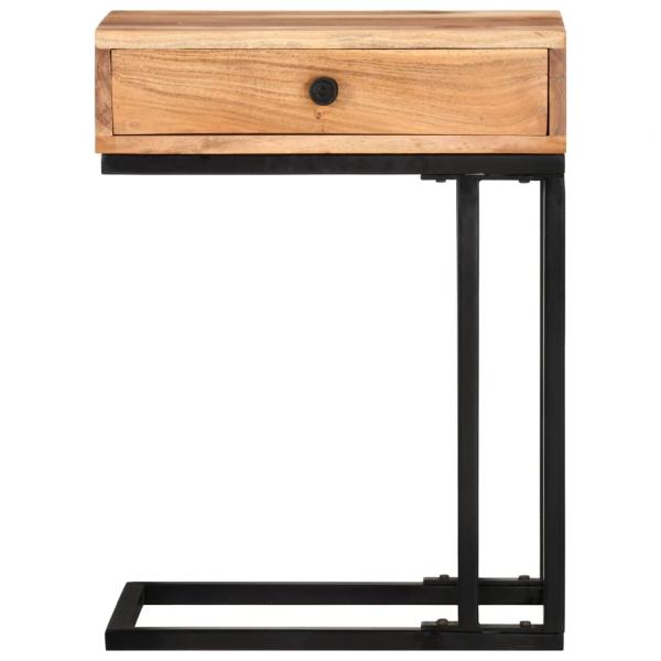Beistelltisch U-Form 45x30x61 cm Akazie Massivholz