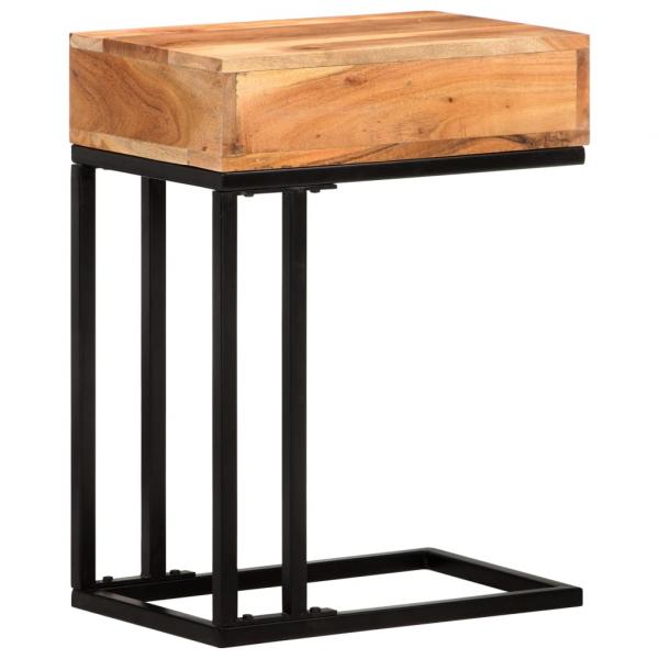 Beistelltisch U-Form 45x30x61 cm Akazie Massivholz
