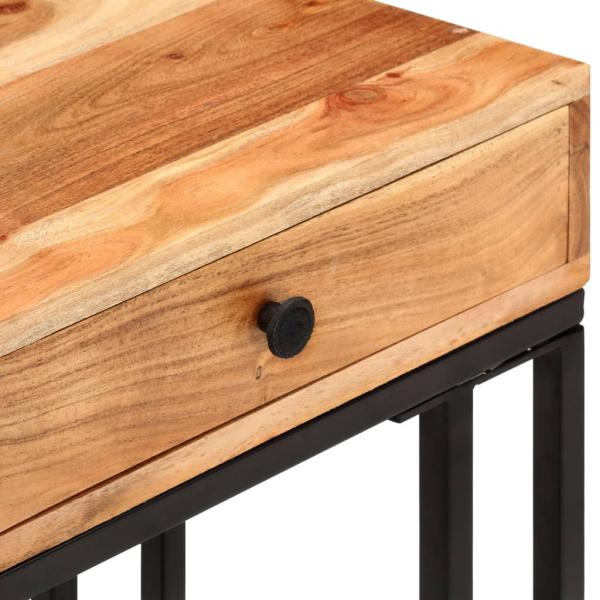 Beistelltisch U-Form 45x30x61 cm Akazie Massivholz