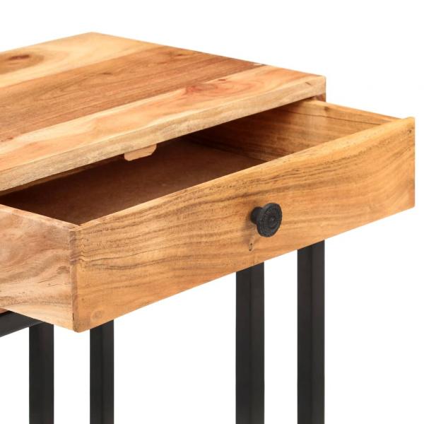Beistelltisch U-Form 45x30x61 cm Akazie Massivholz