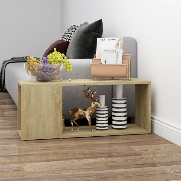 ARDEBO.de - TV-Schrank Sonoma-Eiche 80x24x32 cm Holzwerkstoff