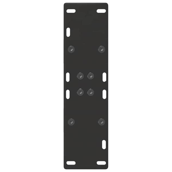 Couchtischbeine A-Form 2 Stk. Schwarz 60x(72-73) cm Stahl