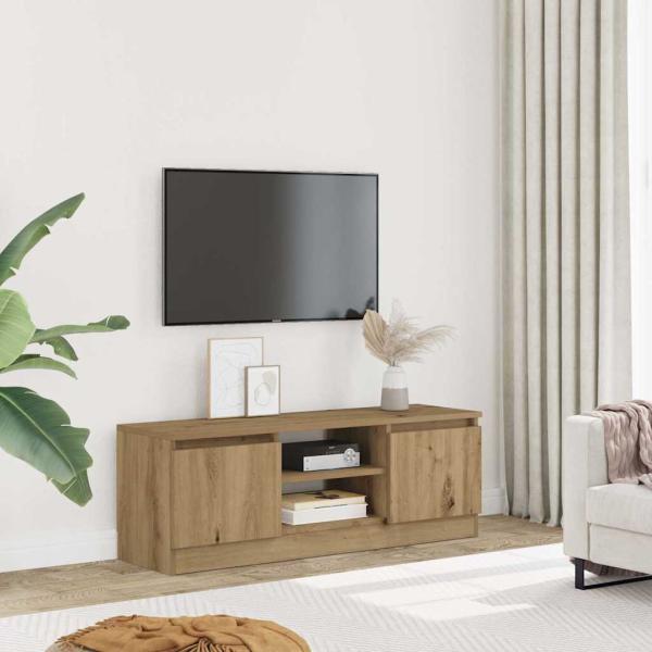 ARDEBO.de - TV-Schrank Artisan-Eiche 102x30x36 cm Holzwerkstoff