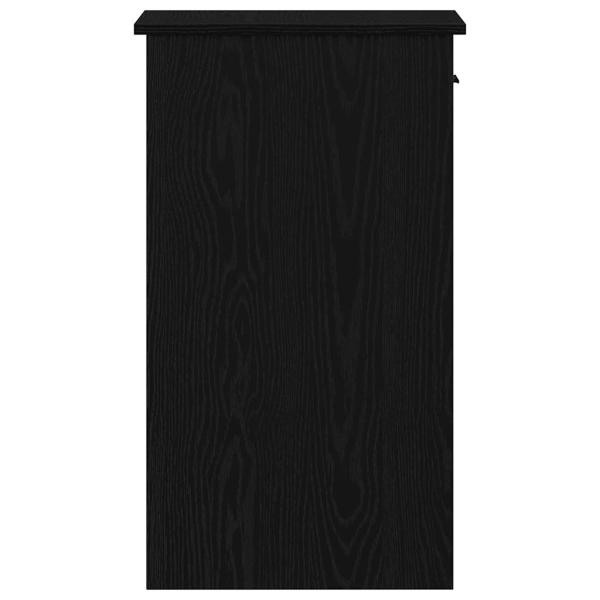 Computerschrank mit Schublade Schwarz 35x45x77 cm