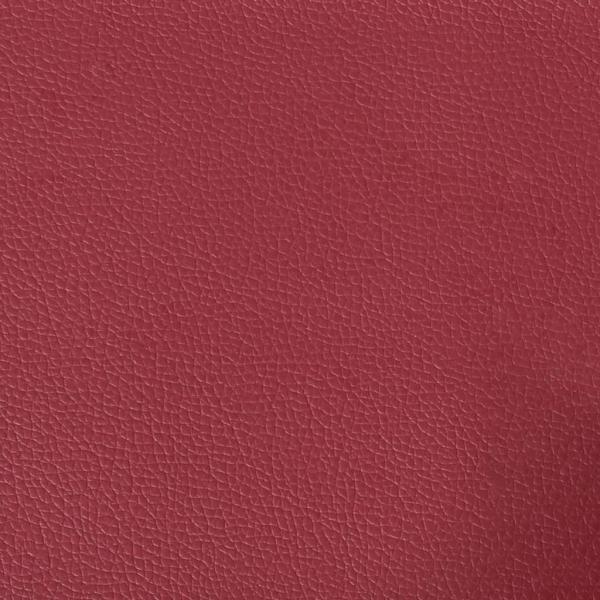 Sessel mit Hocker Weinrot 60 cm Kunstleder