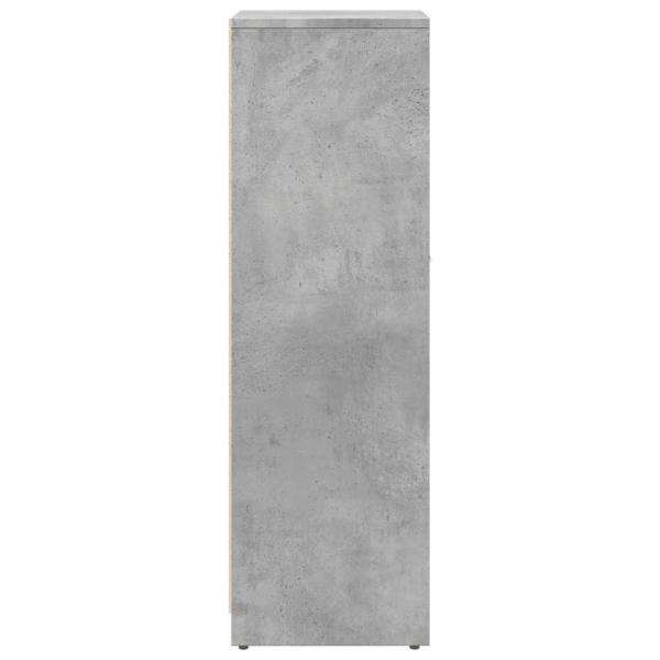Badezimmerschrank Betongrau 30x30x95 cm Holzwerkstoff