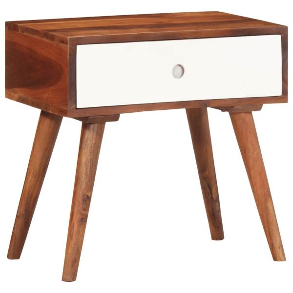 ARDEBO.de - Beistelltisch 45x30x45 cm Massivholz Akazie