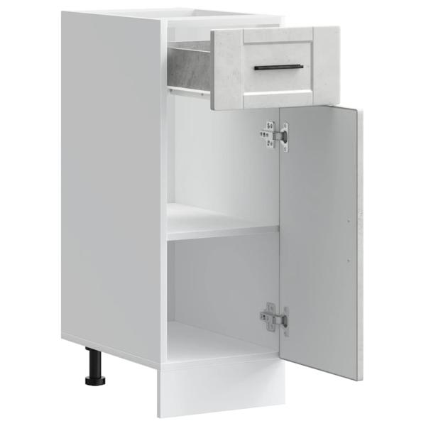 Küchenunterschrank Porto Betongrau Holzwerkstoff