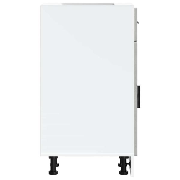 Küchenunterschrank Porto Betongrau Holzwerkstoff