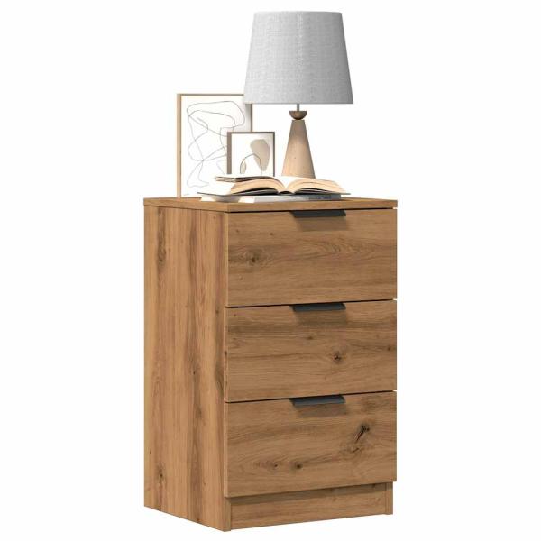 ARDEBO.de - Nachttische 2 Stk. Artisan-Eiche 40x36x65 cm Holzwerkstoff
