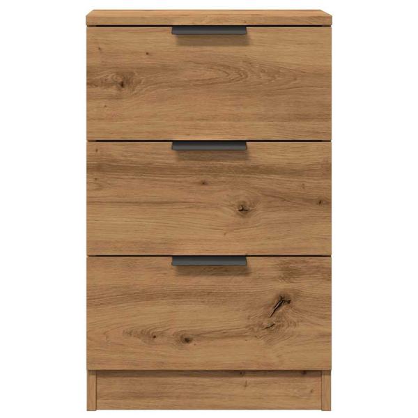 Nachttische 2 Stk. Artisan-Eiche 40x36x65 cm Holzwerkstoff