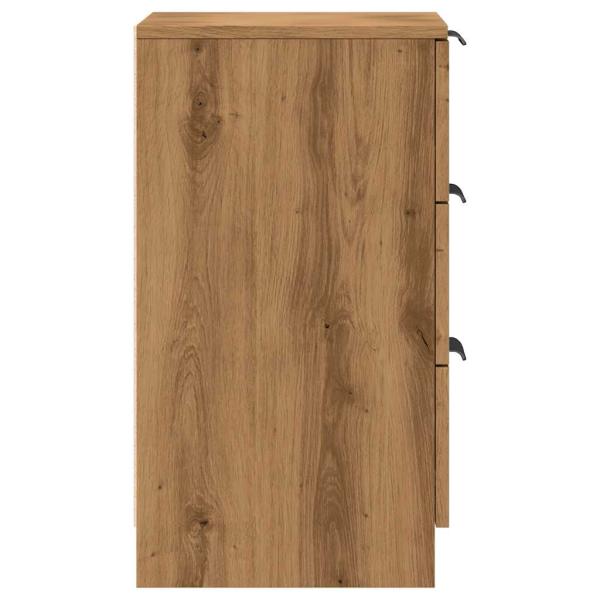 Nachttische 2 Stk. Artisan-Eiche 40x36x65 cm Holzwerkstoff