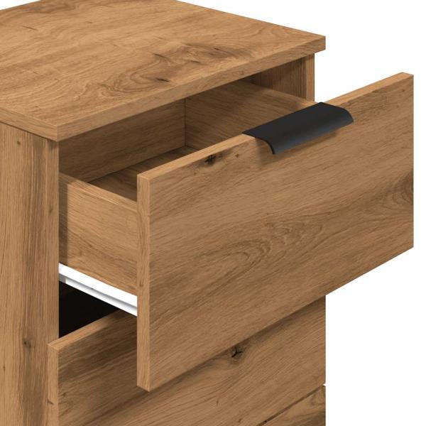 Nachttische 2 Stk. Artisan-Eiche 40x36x65 cm Holzwerkstoff